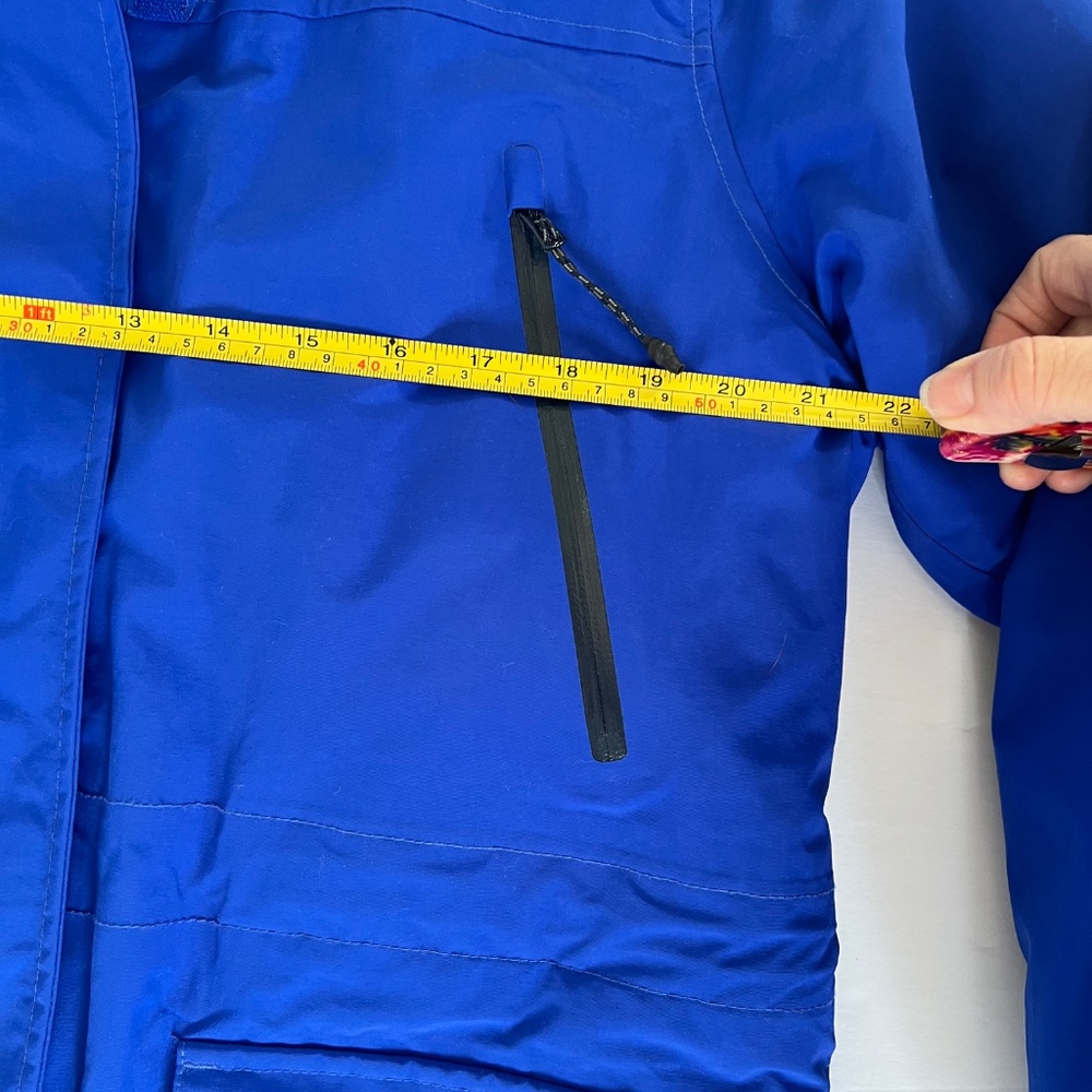 Lands End Women’s Squall Fleece Lined Winter Coat Blue Size Medium Petite 10/12 - Picture 8 of 12